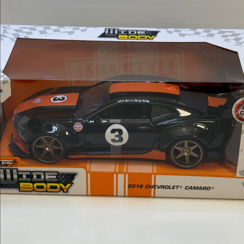 Jada Black and Orange Toy Car 2016 Chevrolet Camaro